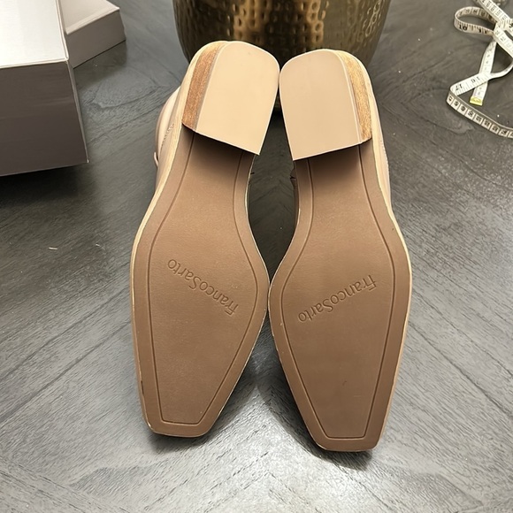 FRANCO SARTO FORTA ZIPPER SQUARE TOE ANKLE BOOTS - Picture 3 of 8